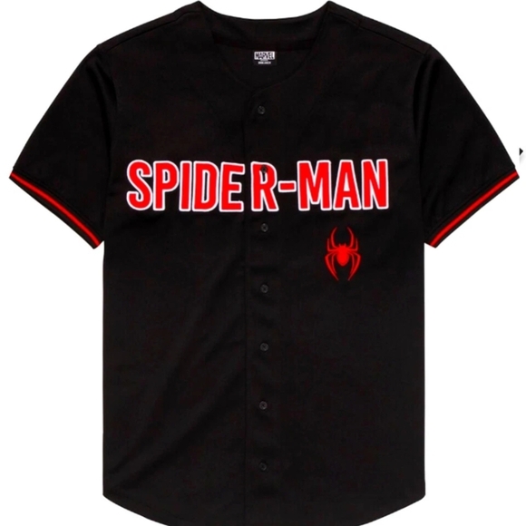 Marvel Other - Marvel Spider-Man Miles Morales Baseball Jersey BoxLunch Exclusive Mens Sz XL